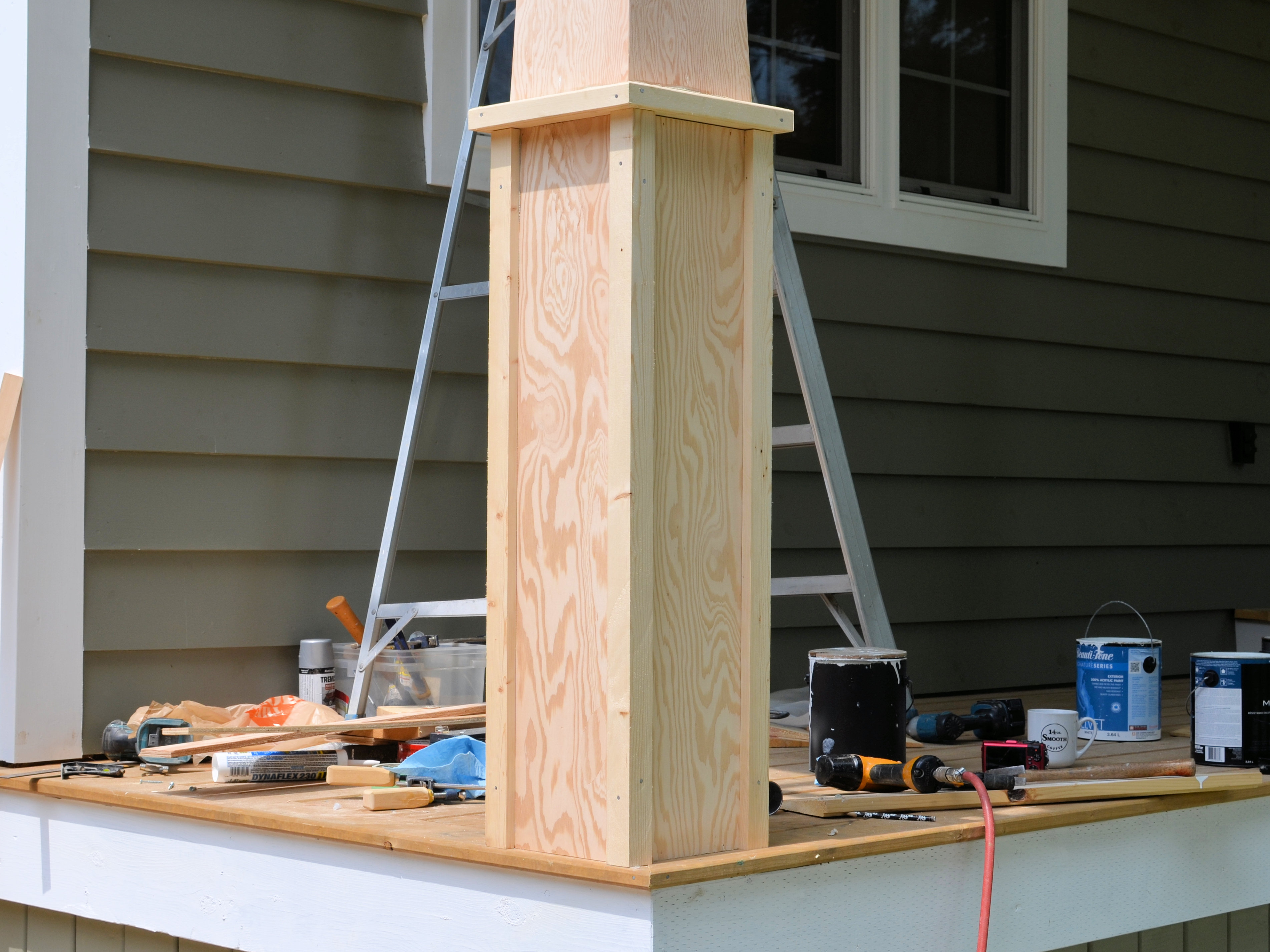 how-to-make-craftsman-style-tapered-columns-ibuildit-ca